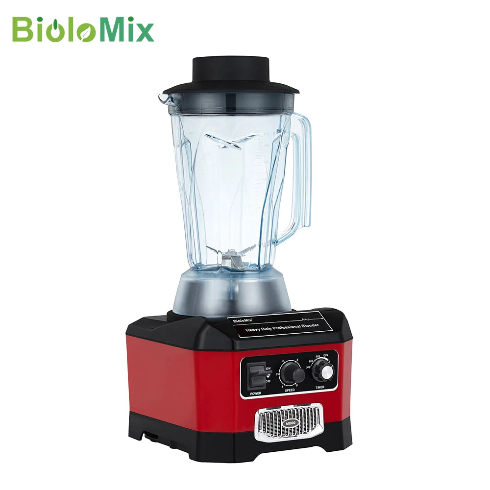 Heavy Duty Professional Commercial Bar Blender Food Mixer Juicer Ice Crusher Smoothie Maker Max 2200W